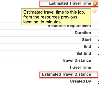 Estimated time for job allocation