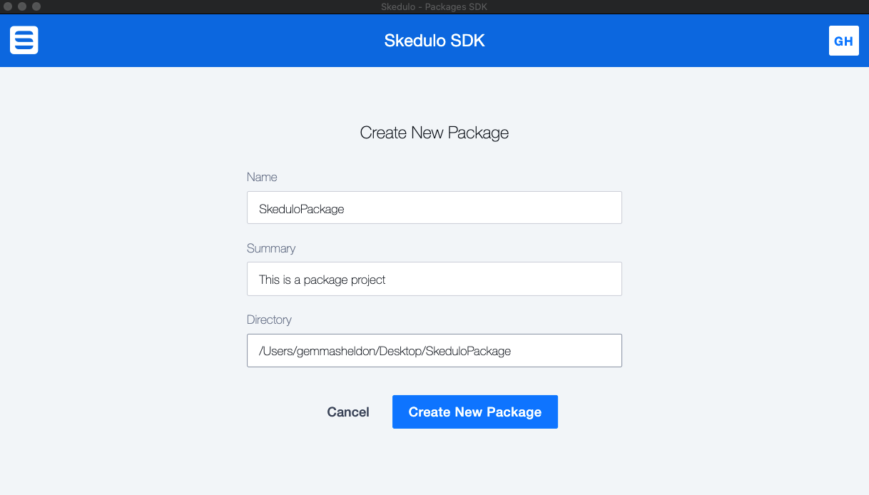 SDK New Package